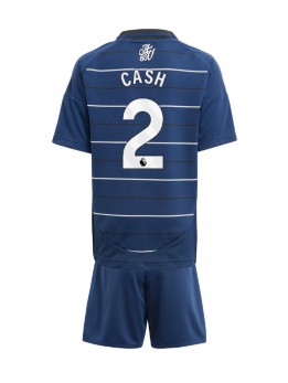 Aston Villa Matty Cash #2 Ausweichtrikot für Kinder 2024-25 Kurzarm (+ Kurze Hosen)